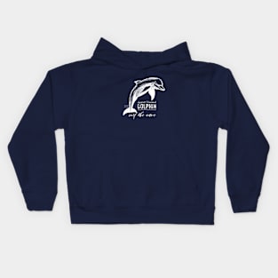 Spirit animal - Dolphin - white Kids Hoodie